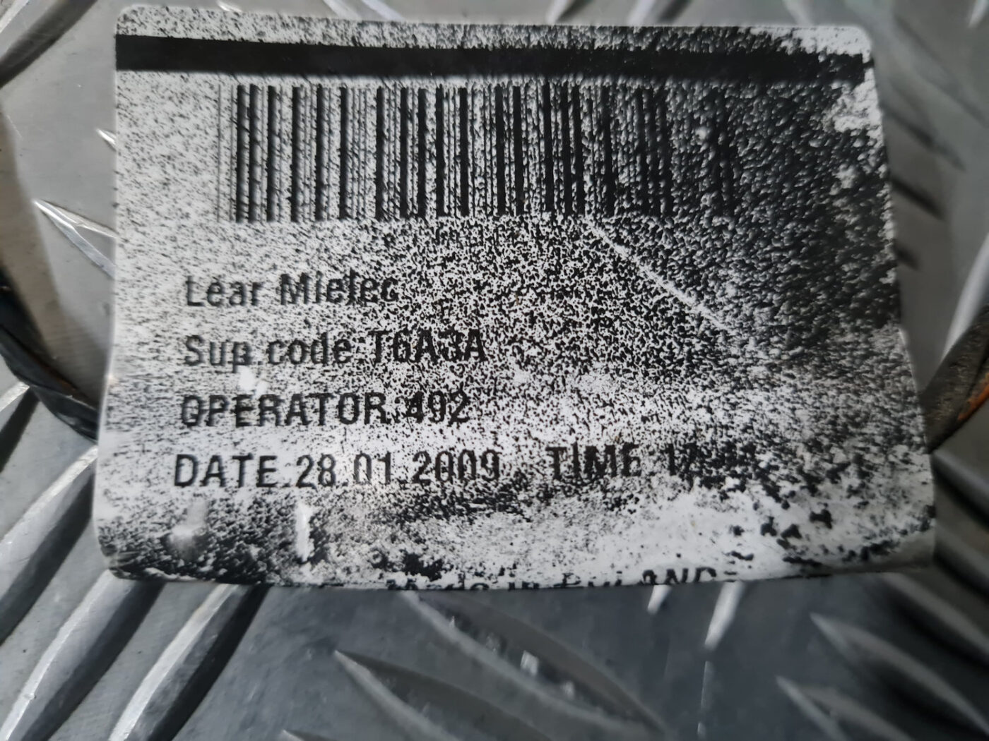 Numura zīmes apgaismojuma vadi priekš VOLVO C30 2009